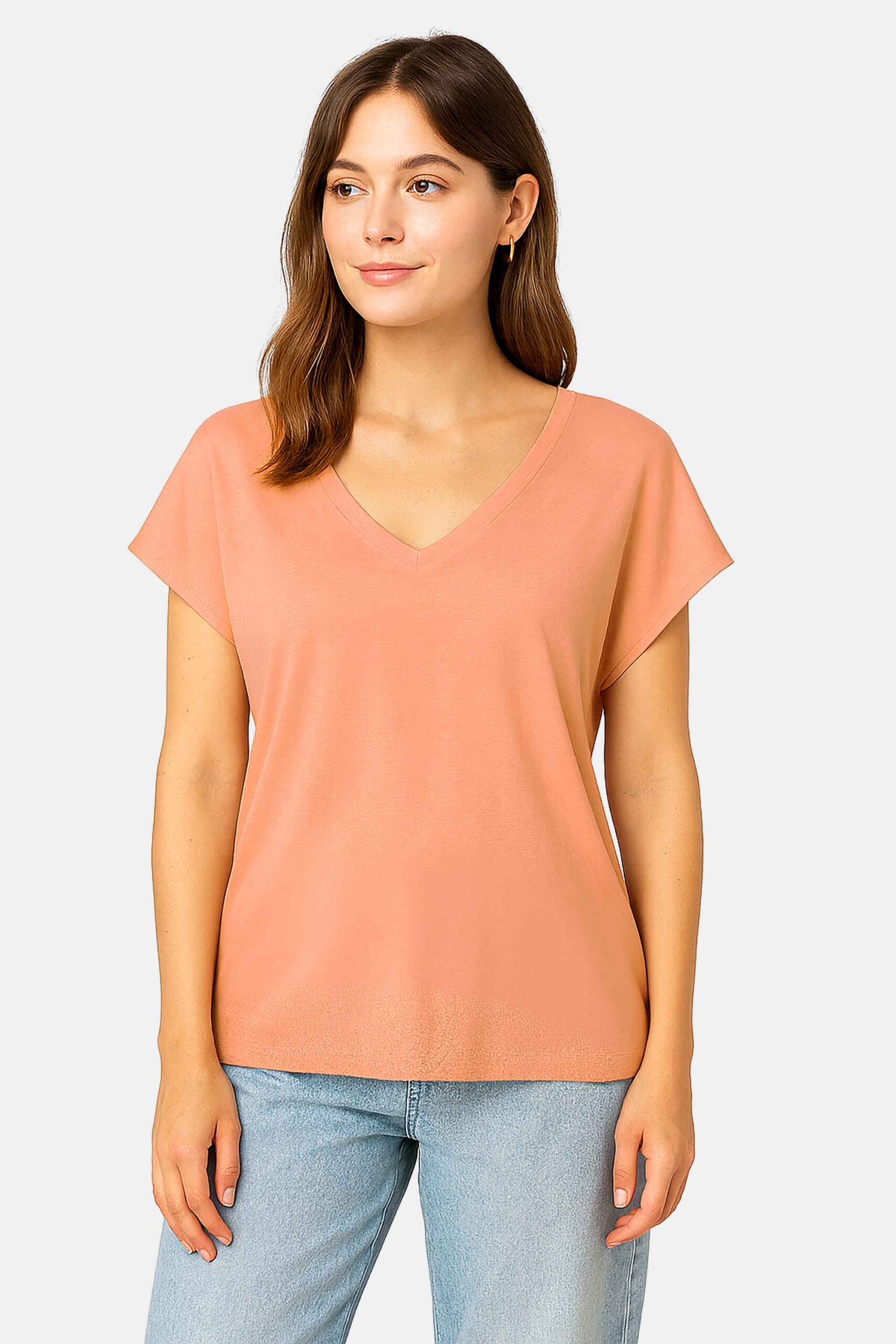 Tee-Shirt The One Femme Col V
