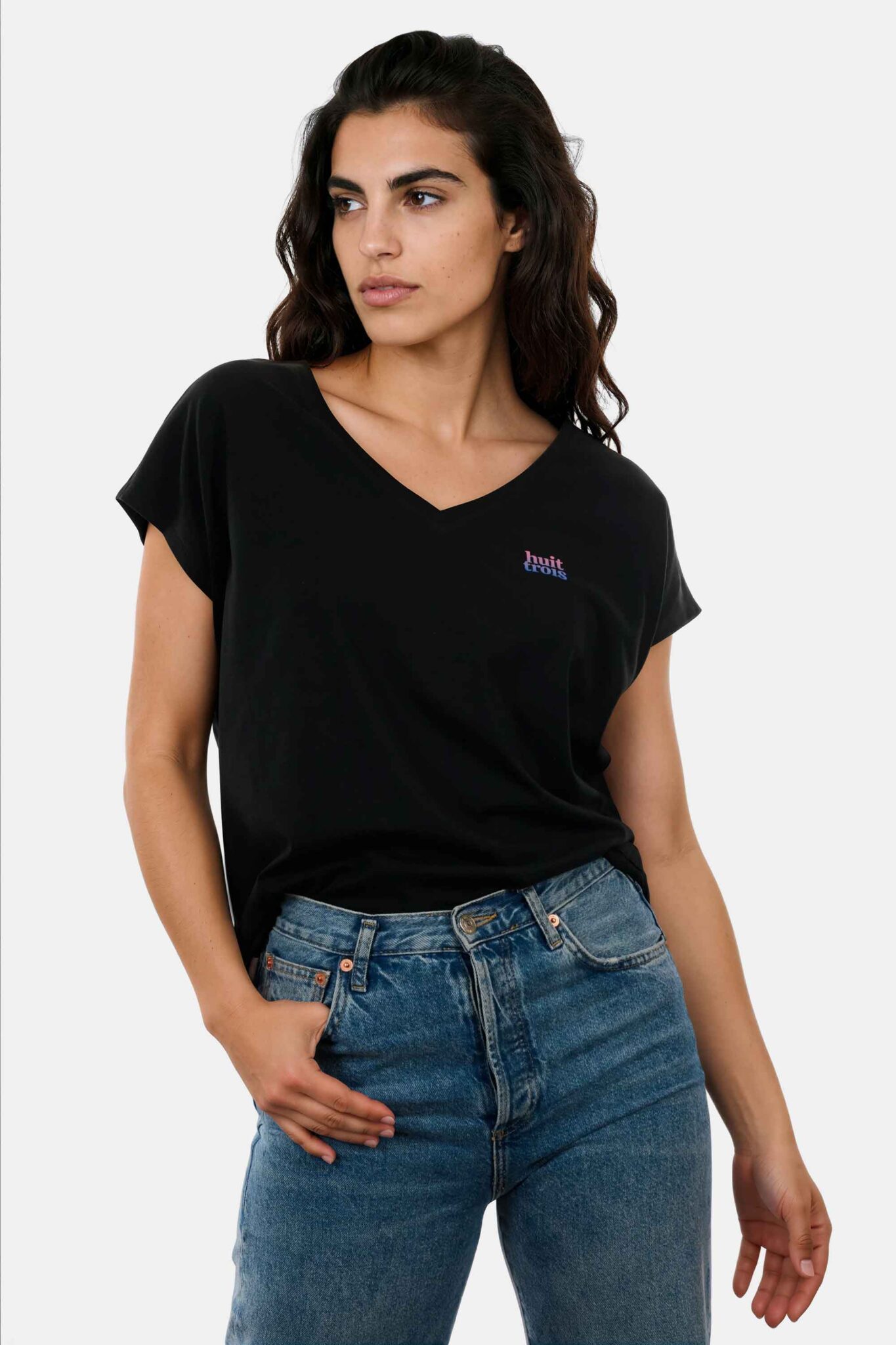 Tee-Shirt Original 83 Femme Col V
